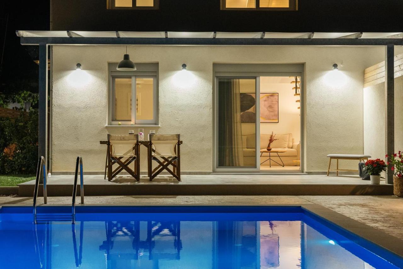 Grappolo Lefkada Villas - Villa Vertzami Just 2 Km From Lefkada Town Apolpaina 外观 照片