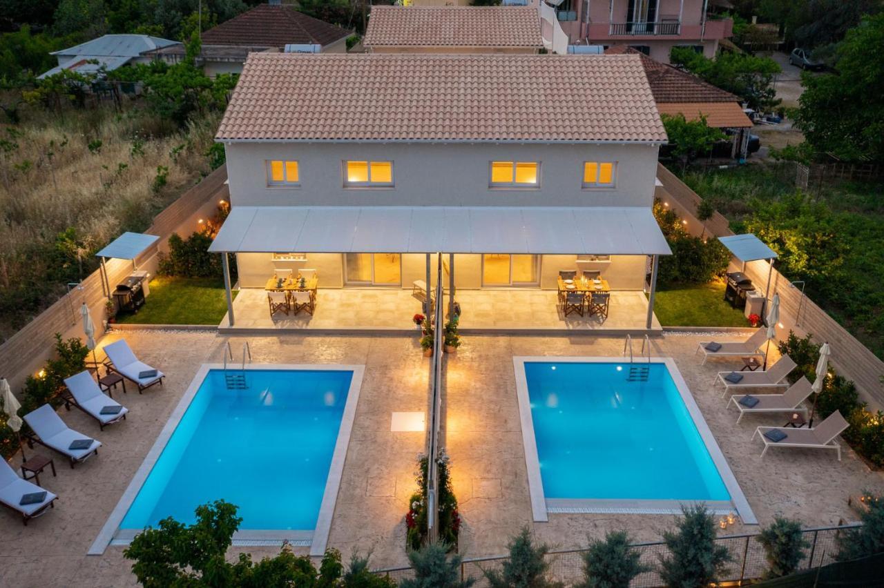Grappolo Lefkada Villas - Villa Vertzami Just 2 Km From Lefkada Town Apolpaina 外观 照片