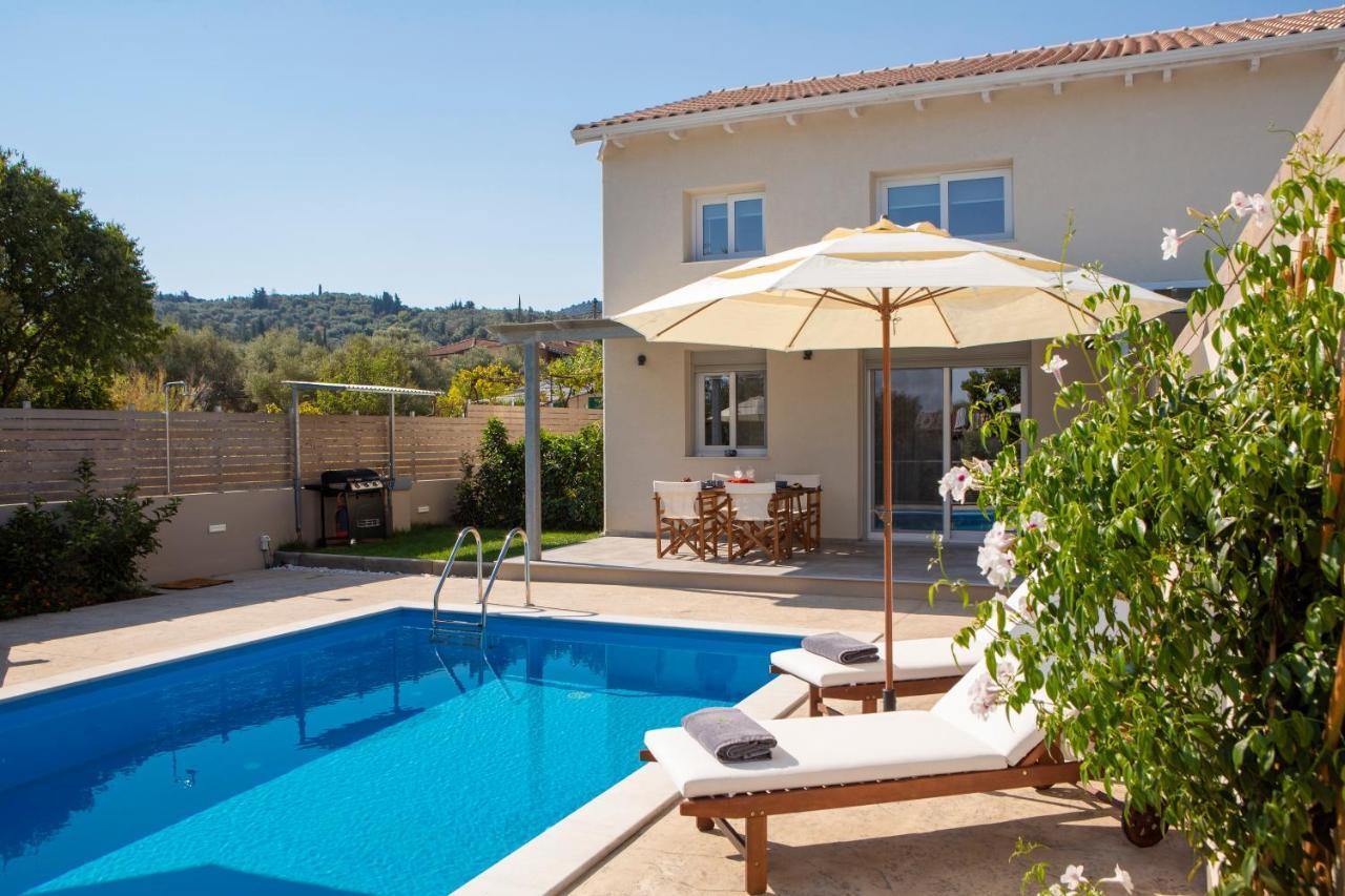 Grappolo Lefkada Villas - Villa Vertzami Just 2 Km From Lefkada Town Apolpaina 外观 照片