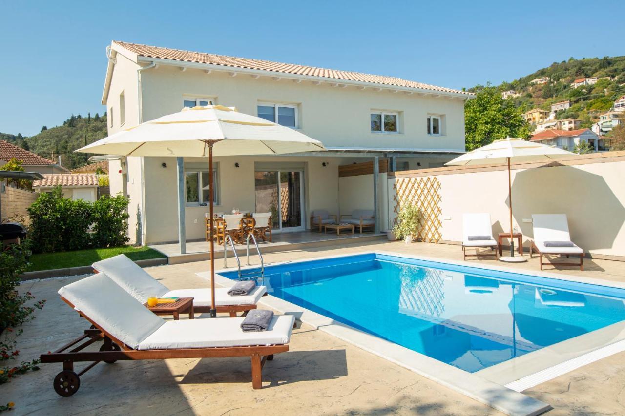 Grappolo Lefkada Villas - Villa Vertzami Just 2 Km From Lefkada Town Apolpaina 外观 照片