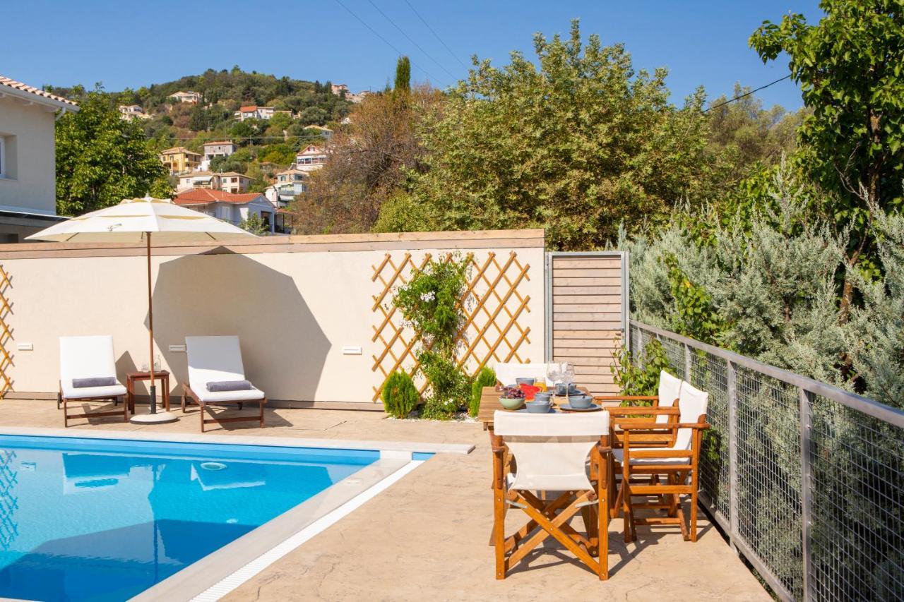 Grappolo Lefkada Villas - Villa Vertzami Just 2 Km From Lefkada Town Apolpaina 外观 照片