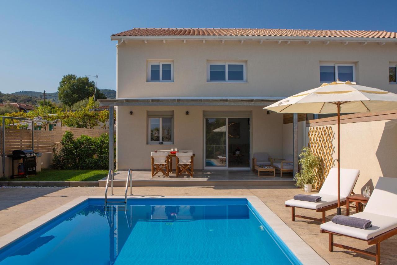 Grappolo Lefkada Villas - Villa Vertzami Just 2 Km From Lefkada Town Apolpaina 外观 照片