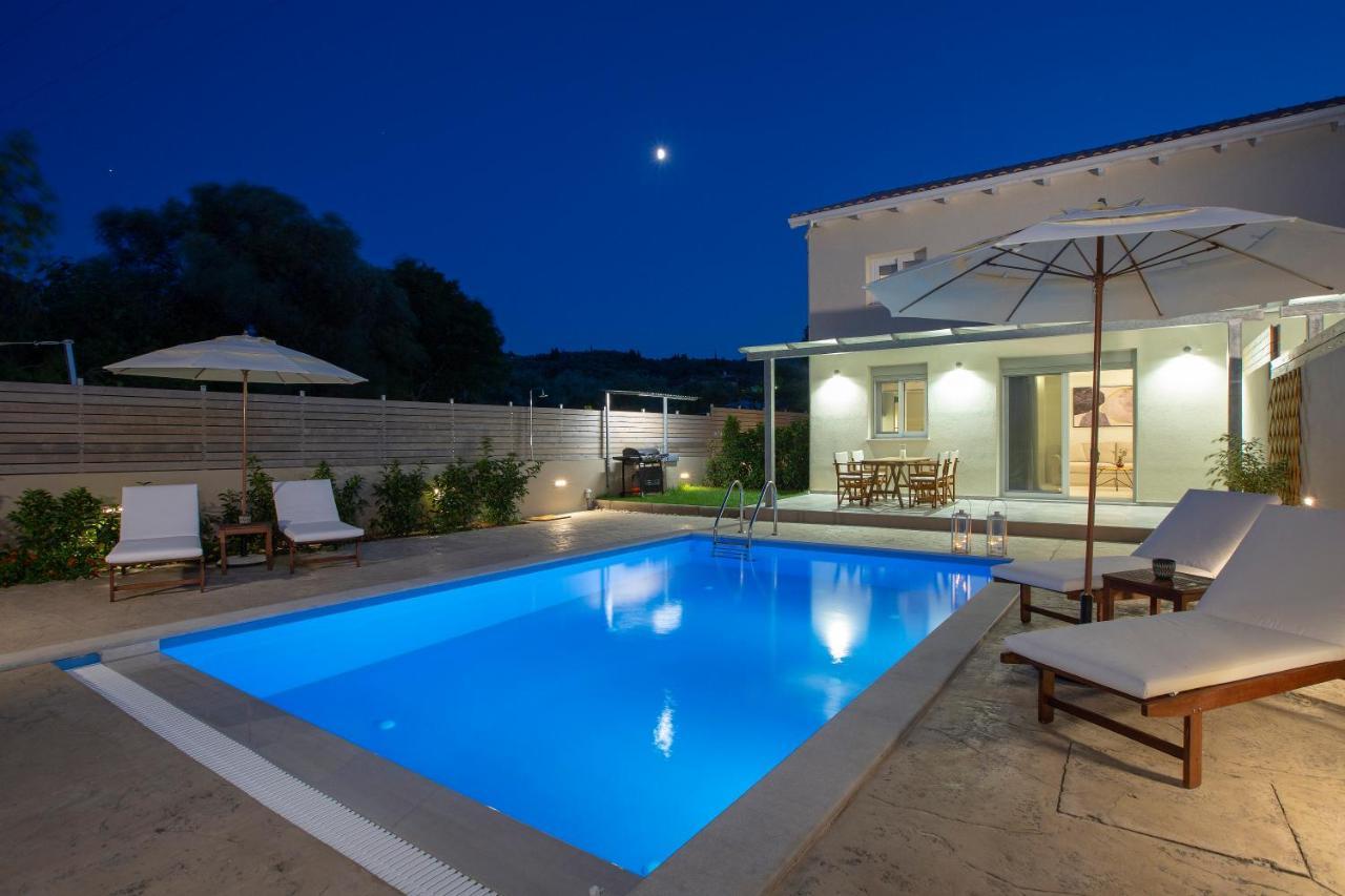Grappolo Lefkada Villas - Villa Vertzami Just 2 Km From Lefkada Town Apolpaina 外观 照片